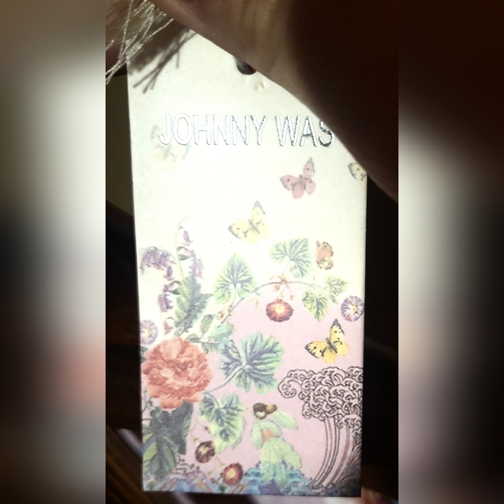 Johnny Was Rachel May Short Sleeve Swing Colorful Floral Polo Size Large New! - Picture 4 of 7